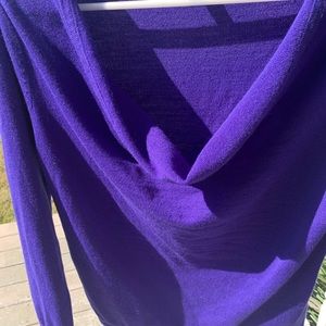 🎉2/$14! New York & Co. pretty draped neck sweater